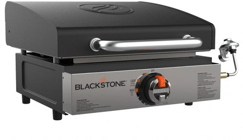 BLACKSTONE 17" Griddle tabletop gas grill with stainless steel panel and lid - Grill - Main image