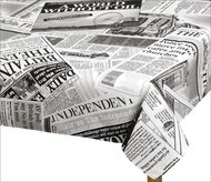 BELLATEX s.r.o. Ubrus EMA 544 120 × 160cm černé noviny - Tablecloth