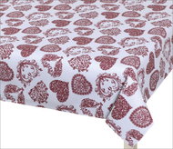 BELLATEX s.r.o. Ubrus DITA 407 120 × 180cm krajkové srdce - Tablecloth