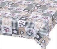 BELLATEX s.r.o. Ubrus DITA 408 120 × 160cm patchwork love - Tablecloth