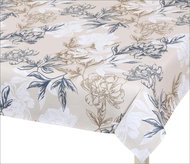 BELLATEX s.r.o. Ubrus DITA 409 100 × 100cm šedobéžový květ - Tablecloth