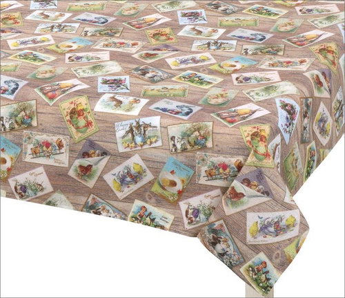 BELLATEX Tablecloth EMA 550 100 × 100cm Easter postcard - Tablecloth - Main image