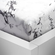BELLATEX s. r. o. Sheet Microflannel 90×200 181/159 marble white - Bedsheet
