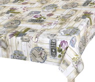 BELLATEX Ubrus EMA 558 120 × 140 cm, zahrada lila - Tablecloth
