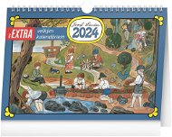 Stolní kalendář Notique Stolní kalendář s extra velkým kalendáriem Josef Lada 2024 - Stolní kalendář