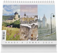 Vikpap Desk calendar (175x140 mm) - Castles and palaces 2024 - Desk Calendar