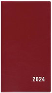 Baloušek Print Monthly diary - Franziska - PVC - burgundy - 2024 - Planner