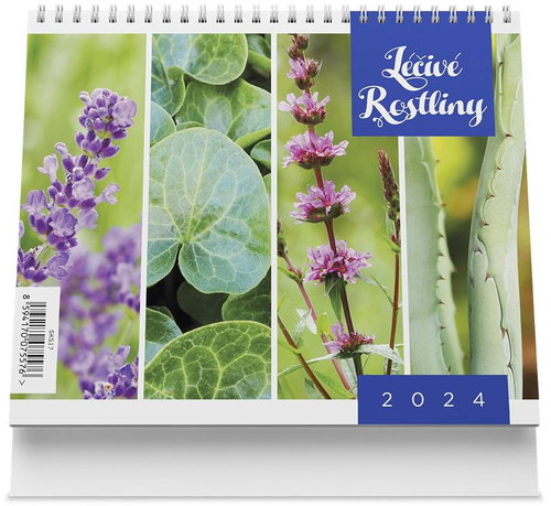 Vikpap Desk calendar (175x140 mm) - Medicinal plants 2024 - Desk Calendar - Main image