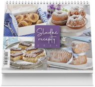 Vikpap Table calendar (175x140 mm) - Sweet recipes 2024 - Desk Calendar