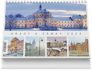 Vikpap Desk calendar (220x148 mm) - Castles and palaces 2024 - Desk Calendar