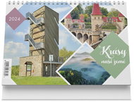 Vikpap Desk calendar (220x148 mm) - Beauties of our country 2024 - Desk Calendar