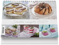Vikpap Table calendar (220x148 mm) - Sweet recipes 2024 - Desk Calendar