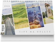 Vikpap Desk calendar (220x148 mm) - Tips for trips 2024 (220x148 mm) - Desk Calendar