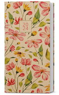 Baloušek Print Monthly diary - Halina - kraft - Flowers - 2024 - Planner