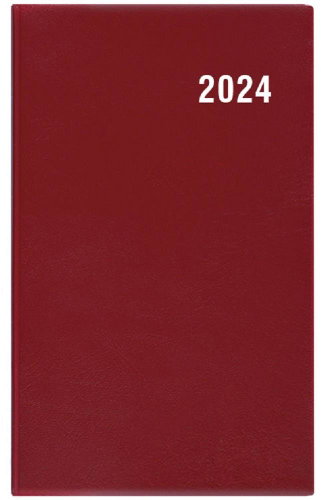 Baloušek Print Monthly diary - Marika - PVC - burgundy - 2024 - Planner - Main image