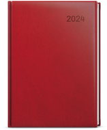 Baloušek Print Diary - Adam - vivella - B6 - burgundy - 2024 - Planner