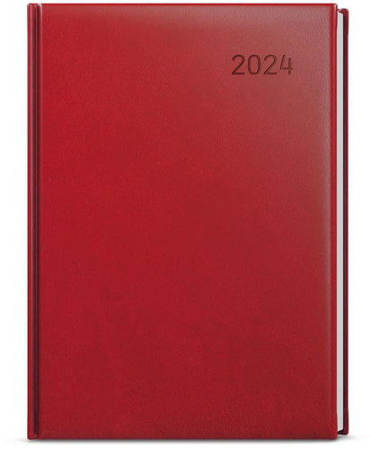 Baloušek Print Diary - Adam - vivella - B6 - burgundy - 2024 - Planner - Main image