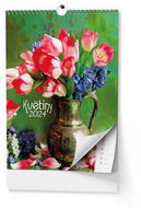 Baloušek Print Wall calendar - Flowers - A3 2024 - Wall Calendar