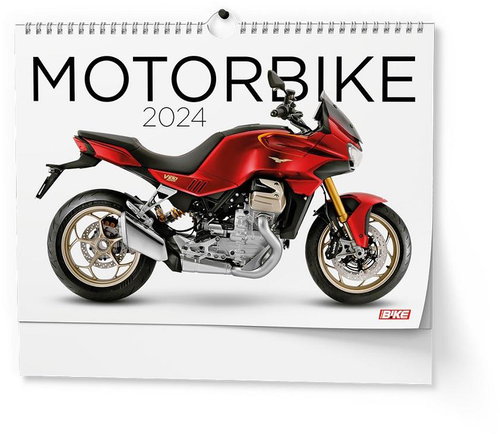 Baloušek Print Wall calendar - Motorbike - A3 2024 - Wall Calendar - Main image