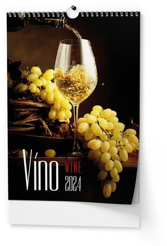 Baloušek Print Wall calendar - Wine - A3 2024 - Wall Calendar - Main image