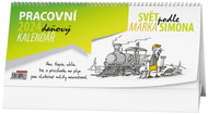 Baloušek Print Working Tax Calendar - The World According to Mark Simon 2024 - Desk Calendar