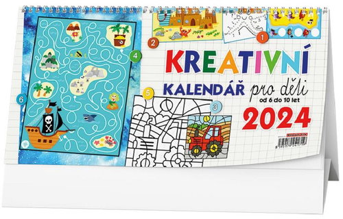 Baloušek Print Desk calendar - Creative calendar for children 2024 - Desk Calendar - Main image