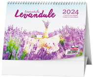 Baloušek Print Desk calendar - Lavender 2024 - Desk Calendar