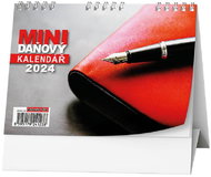 Baloušek Print Desk calendar - Red - mini tax calendar 2024 - Desk Calendar