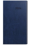 Baloušek Print Weekly diary - Jakub - vivella - pocket - blue - 2024 - Planner
