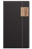 Baloušek Print Weekly diary - Jakub - denim - pocket - black - 2024 - Planner
