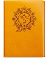 Baloušek Print Daily diary - Adam - vivella with embossing - B6 - ochre - Sun - 2024 - Planner