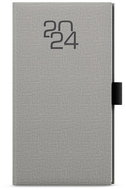Baloušek Print Weekly diary - Jakub - Fabric - pocket - grey - 2024 - Planner