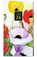 Baloušek Print Weekly diary - Jakub - laminated - pocket - Poppies - 2024 - Planner