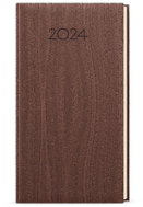 Baloušek Print Weekly diary - Jakub - wood - pocket - brown - 2024 - Planner