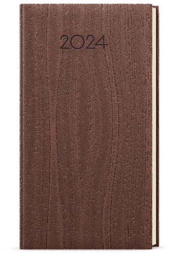 Baloušek Print Weekly diary - Jakub - wood - pocket - brown - 2024 - Planner - Main image
