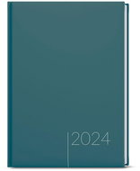 Baloušek Print Weekly diary - Oskar - laminated - A5 - Turquoise - 2024 - Planner