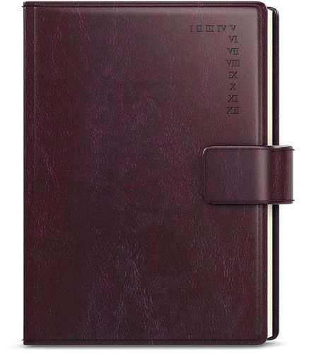 Baloušek Print Diary - Ctirad with die-cut - manager - A5 - burgundy - 2024 - Planner - Main image
