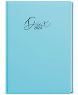 Baloušek Print Weekly diary - Oskar - PASTELO - A5 - blue - 2024 - Planner