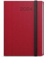 Baloušek Print Weekly diary - Oskar - vigo - A5 - red - 2024 - Planner