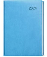 Baloušek Print Weekly diary - Oskar - vivella - A5 - light blue - 2024 - Planner