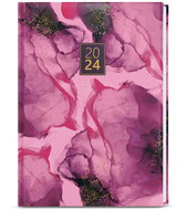 Baloušek Print Weekly diary - Prokop - lamino - B6 - Maceška - 2024 - Planner