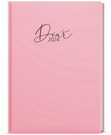 Baloušek Print Weekly diary - Prokop - Lamino Pastel - A5 - pink - 2024 - Planner