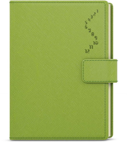 Baloušek Print Diary - Ctirad with die-cut - manager colour - A5 - green - 2024 - Planner - Main image