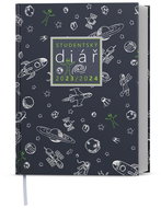Baloušek Print Weekly diary - Student - V8 - lamino - Universe - 2024 - Planner