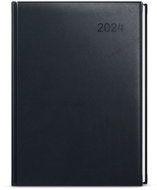 Baloušek Print Weekly diary - Tomas - vivella - A4 - black - 2024 - Planner