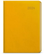 Baloušek Print Weekly diary - Zoro - Vivella - A5 - ochre - 2024 - Planner