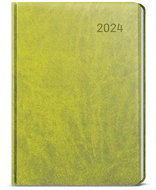 Baloušek Print Weekly diary - Zoro - Vivella - A5 - green - 2024 - Planner