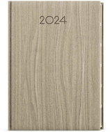 Baloušek Print Diary - Ctirad with die-cut - wood - A5 - light brown - 2024 - Planner
