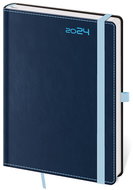 Helmet Daily Diary A5 - Double Blue with pen loop 2024 - Planner
