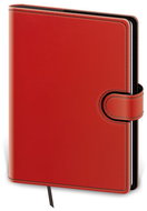 Helmet Daily Diary A5 - Flip - red/black 2024 - Planner